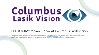 CONTOURA® Vision – Now at Columbus Lasik Vision