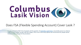 Does FSA (Flexible Spending Account) Cover Lasik