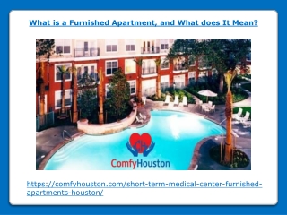 What is a Furnished Apartment and What does It Mean
