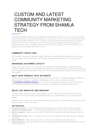 community-marketing-strategy