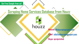 Scraping Home Services Database from Houzz