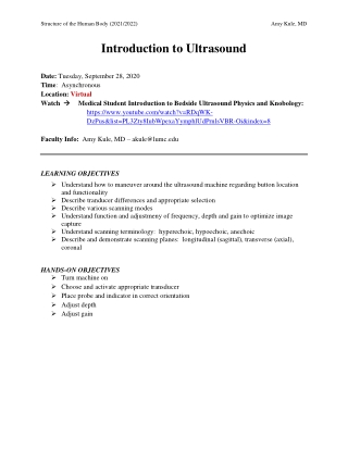 shb intro to us handout