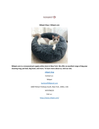 Nikipet Shop | Nikipet.com