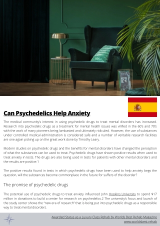 Can Psychedelics Help Anxiety