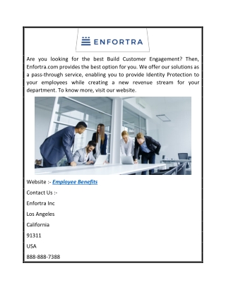 Get Employee Benefits  Enfortra