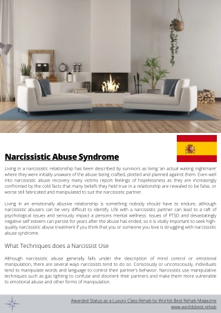 Are you dealing with Narcissistic Abuse Syndrome
