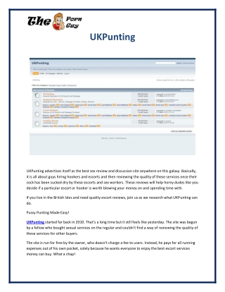 UKPunting