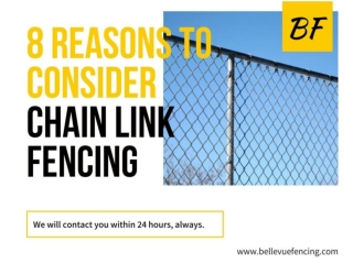 Here are 8 reasons to consider chain link fencing