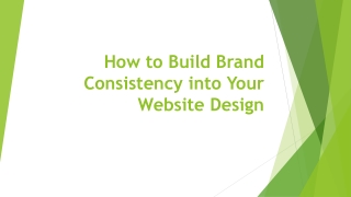 How to Build Brand Consistency into Your Website Design