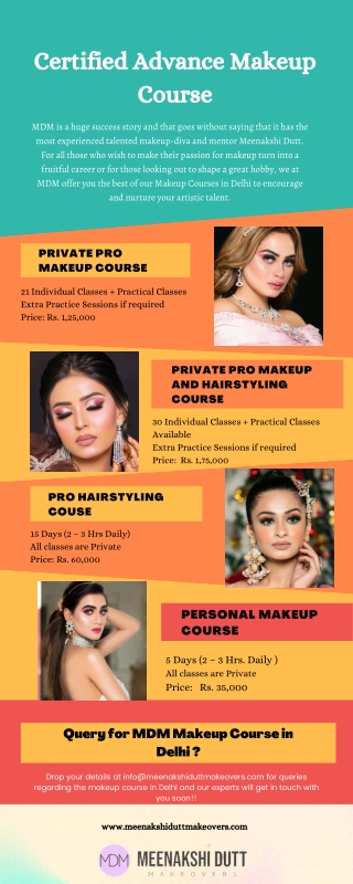 Advance Makeup Course in Delhi