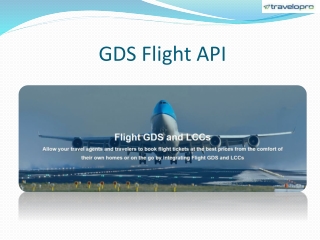 GDS Flight API
