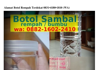 Alamat Botol Rempah Terdekat ౦8З1·Ꮞ18౦·181౦[WhatsApp]