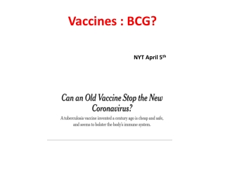 Can Old Vaccine Stop New COVID-19 Virus - Lung Specialist in Jaipur Dr. Nishtha Singh