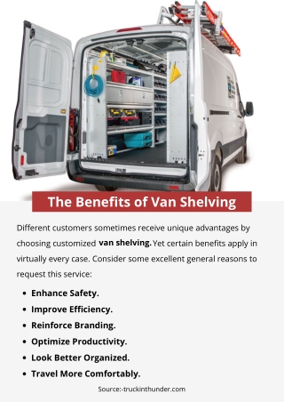 The Benefits of Van Shelving