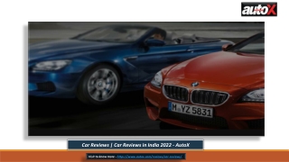 Car Reviews in India AutoX