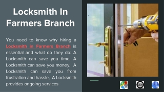 Locksmith In Farmers Branch