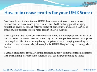 How to increase profits for your DME Store