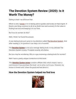 The Devotion System Review (2020)_ Is it Worth The Money_