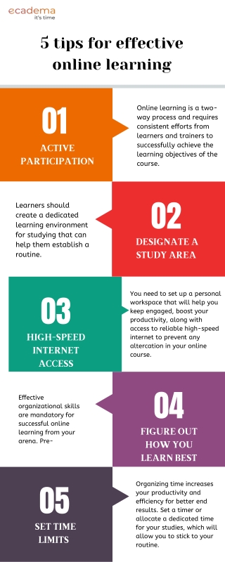 5 tips for effectiveonline learning