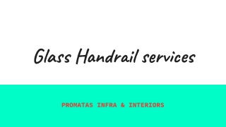 Glass Handrail services
