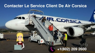 Contacter Le Service Client De Air Corsica