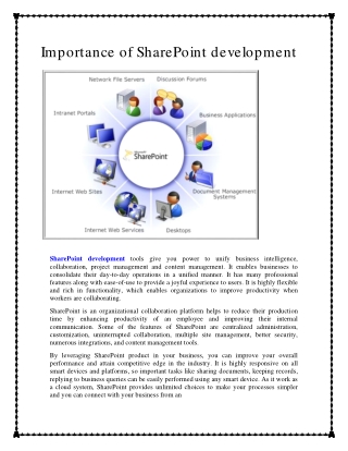 Sharepoint Development Services in the US