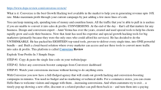 Converzee Review