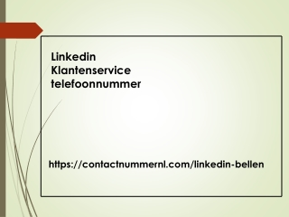 Linkedin telefoonnummer