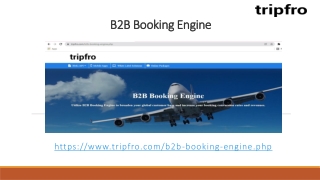 B2B Booking Engine