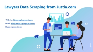 Lawyers Data Scraping from Justia.com