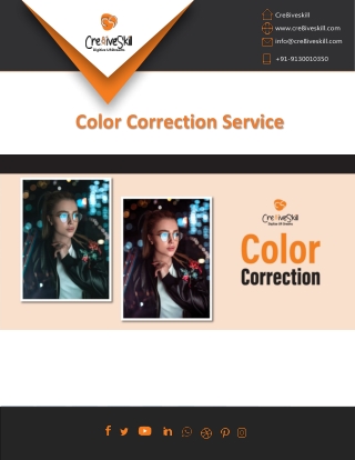 Best Photo Color Correction Services | Cre8iveSkill