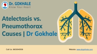 Atelectasis vs. Pneumothorax Causes | Dr Gokhale