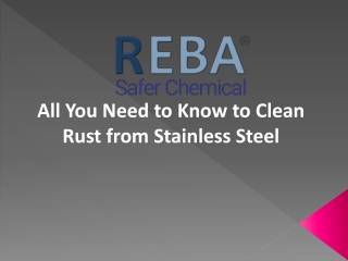 Clean Rust from Stainless Steel