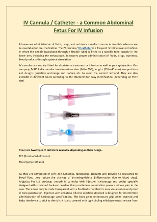 Respiratory Devices offered by Angiplast