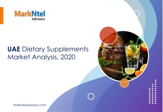 Saudi Arabia Dietary Supplements Market Research Report: Forecast (2021-2026)
