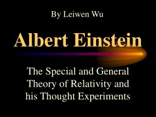 Albert Einstein