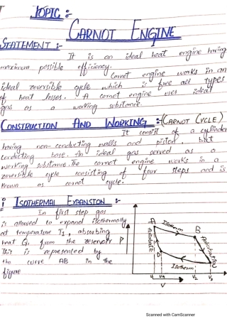 CARNOT ENGINE