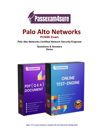 Palo Alto Networks  PCNSE Dumps - Updated  PCNSE Questions