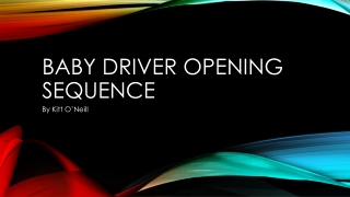 baby driver opening sequence analysis