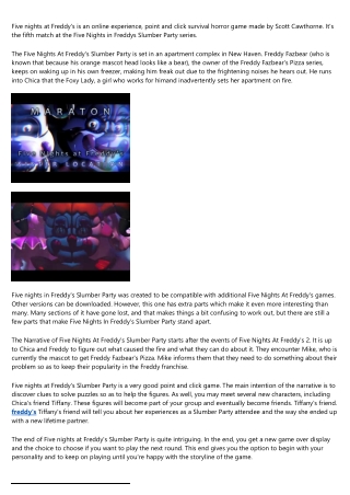 Five Nights At Freddy's: Slumber Party Review - An Overview of Five Nights At Fr