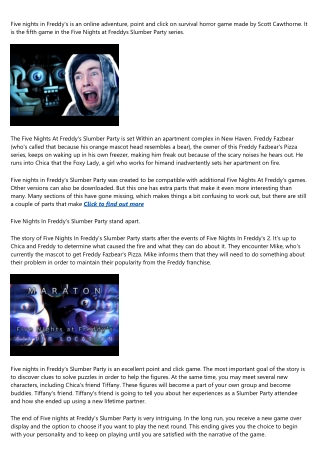 Five Nights In Freddy's: Slumber Party Review - An Overview of Five Nights At Fr