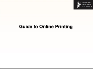 Guide to Online Printing-converted