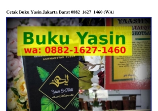 Cetak Buku Yasin Jakarta Barat