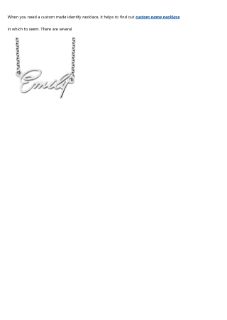 Buzzwords, De-buzzed: 10 Other Ways to Say custom made necklace