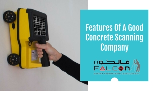 Features Of A Good Concrete Scanning Company