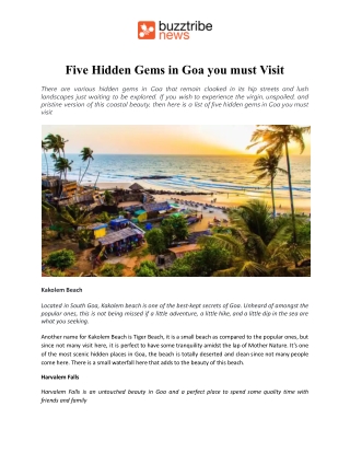 Five Hidden Gems in Goa you must Visit.docx