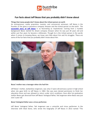 Fun facts about Jeff Bezos that you probably didn’t know about.docx