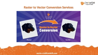 Raster to Vector Conversion Services | Cre8iveSkill