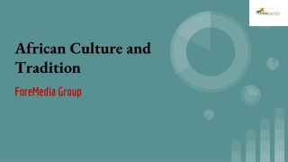 African Culture and Tradition