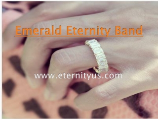 Buy Best Emerald Eternity Band - www.eternityus.com